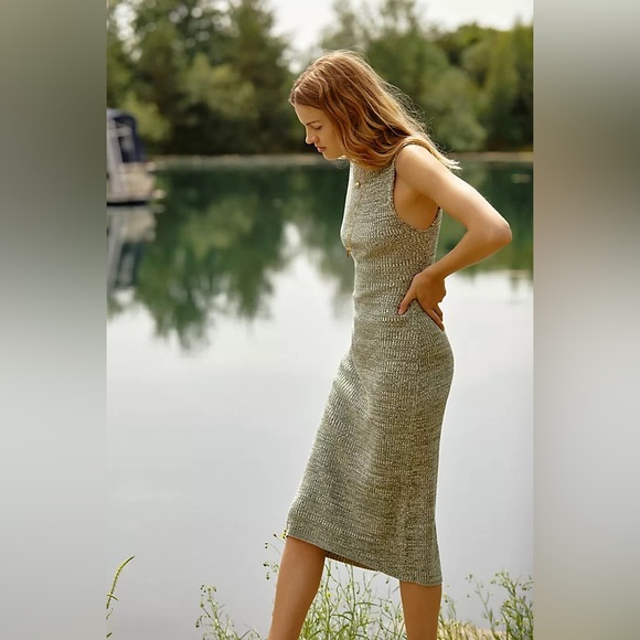 Anthropologie Dresses & Skirts - Daily Practice by Anthropologie Mock-Neck Midi Dress